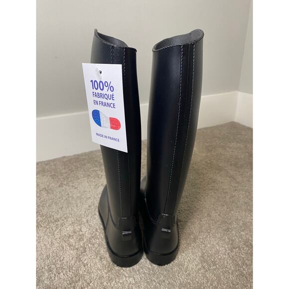New Horze Chester Kids Riding Tall Rubber Boots Size 33 UK (US Size 2) - Picture 6 of 7